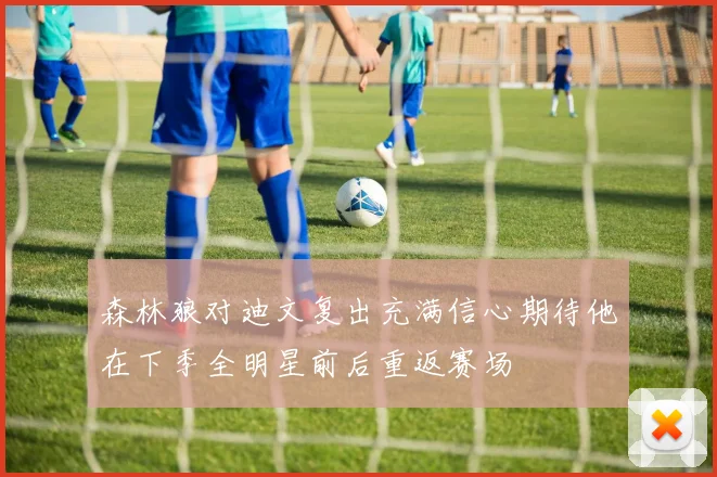 森林狼对迪文复出充满信心期待他在下季全明星前后重返赛场
